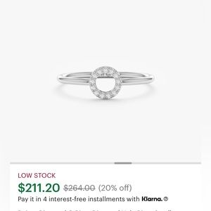 Size 7 14k and diamond halo ring